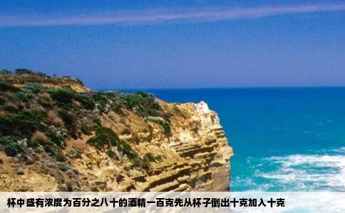 杯中盛有浓度为百分之八十的酒精一百克先从杯子倒出十克加入十克