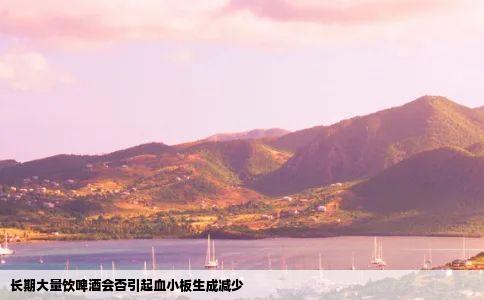 长期大量饮啤酒会否引起血小板生成减少