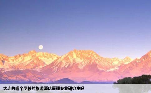 大连的哪个学校的旅游酒店管理专业研究生好