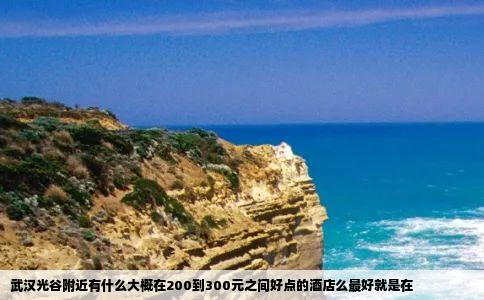 武汉光谷附近有什么大概在200到300元之间好点的酒店么最好就是在