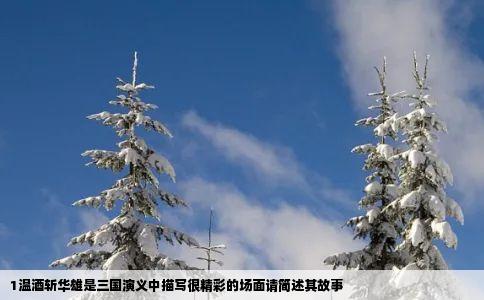 1温酒斩华雄是三国演义中描写很精彩的场面请简述其故事