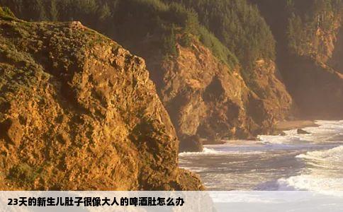 23天的新生儿肚子很像大人的啤酒肚怎么办