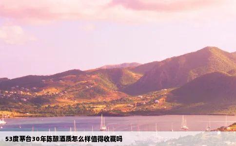 53度茅台30年陈酿酒质怎么样值得收藏吗