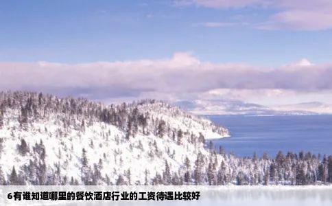 6有谁知道哪里的餐饮酒店行业的工资待遇比较好