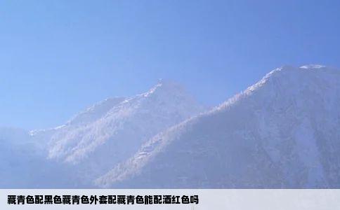 藏青色配黑色藏青色外套配藏青色能配酒红色吗