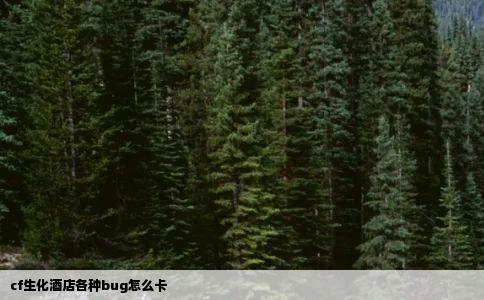 cf生化酒店各种bug怎么卡