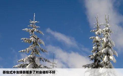 茶包式冲泡绿茶喝多了对身体好不好