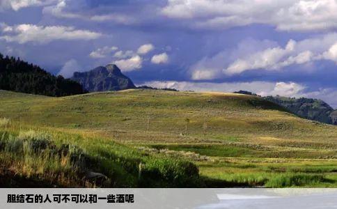 胆结石的人可不可以和一些酒呢