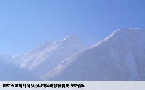 胆结石发病时间及原因饮酒与饮食有关治疗情况