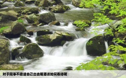 对于同事不邀请自己出去喝酒该如何看待呢