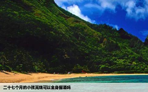 二十七个月的小孩高烧可以全身擦酒吗