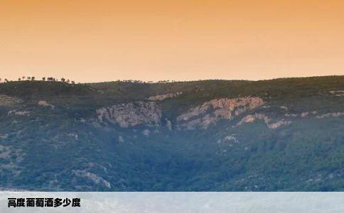 高度葡萄酒多少度