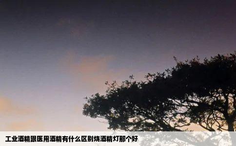 工业酒精跟医用酒精有什么区别烧酒精灯那个好