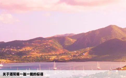 关于酒驾喝一盔一戴的标语