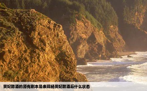 贵妃醉酒的原有剧本是表现杨贵妃醉酒后什么状态