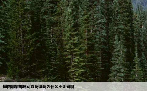 国内哪家邮局可以寄酒啊为什么不让寄啊