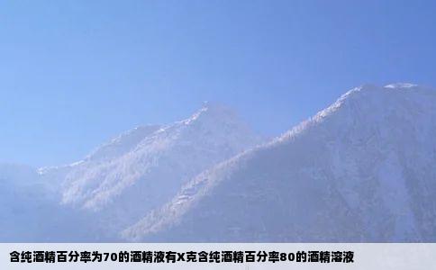含纯酒精百分率为70的酒精液有X克含纯酒精百分率80的酒精溶液