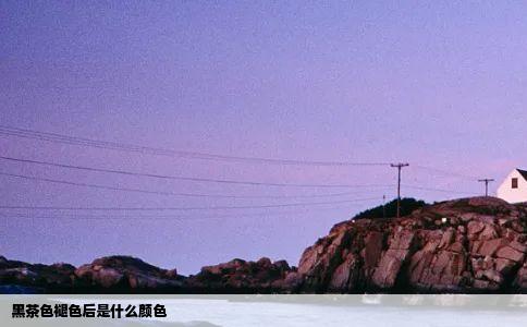 黑茶色褪色后是什么颜色