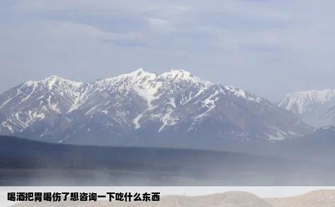 喝酒把胃喝伤了想咨询一下吃什么东西