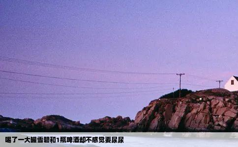 喝了一大罐雪碧和1瓶啤酒却不感觉要尿尿