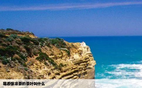 喝着像凉茶的茶叶叫什么