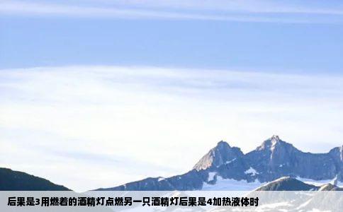 后果是3用燃着的酒精灯点燃另一只酒精灯后果是4加热液体时