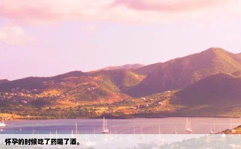怀孕的时候吃了药喝了酒