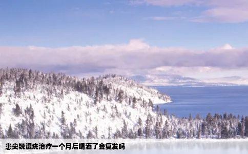 患尖锐湿疣治疗一个月后喝酒了会复发吗