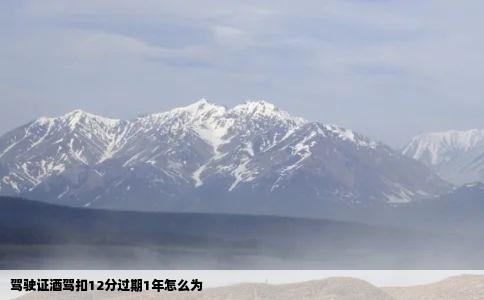 驾驶证酒驾扣12分过期1年怎么为