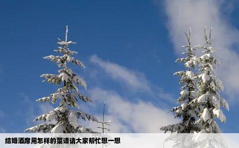 结婚酒席用怎样的菜谱请大家帮忙想一想