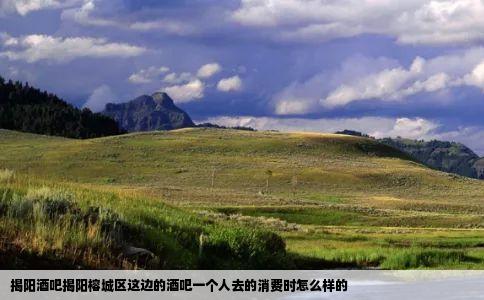 揭阳酒吧揭阳榕城区这边的酒吧一个人去的消费时怎么样的