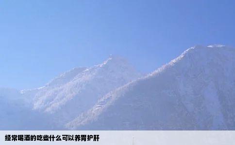 经常喝酒的吃些什么可以养胃护肝