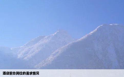 酒店前台岗位的需求情况