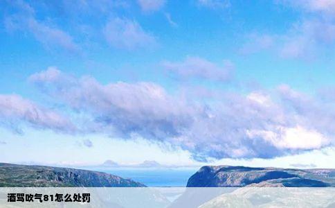 酒驾吹气81怎么处罚