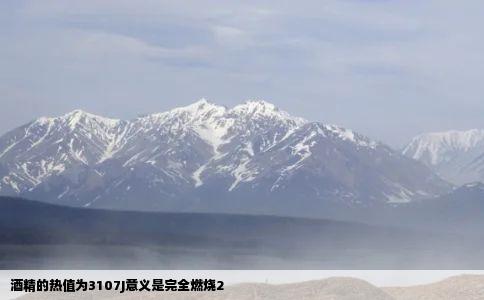 酒精的热值为3107J意义是完全燃烧2