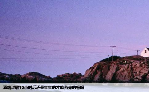 酒精过敏12小时后还是红红的才吃药来的极吗