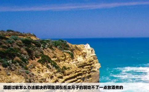 酒精过敏怎么办法解决的呢我现在在坐月子的啊吃不了一点放酒煮的