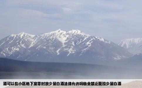 酒可以在小区地下室零时放少量白酒法律允许吗物业禁止我拉少量白酒