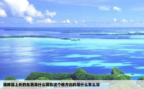 酒糟鼻上长的东西是什么啊在这个地方出的是什么怎么治