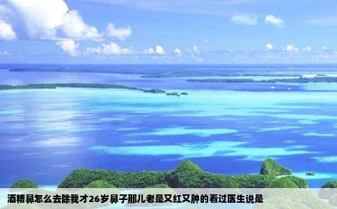 酒糟鼻怎么去除我才26岁鼻子那儿老是又红又肿的看过医生说是