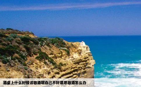 酒桌上什么时候该敬酒呢自己不好意思敬酒怎么办
