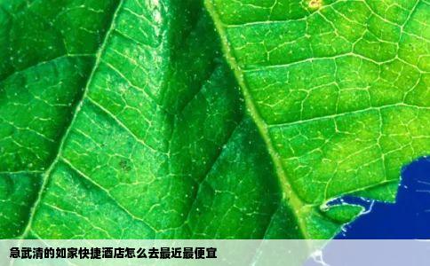 急武清的如家快捷酒店怎么去最近最便宜