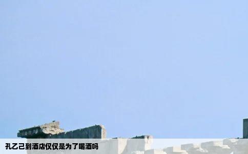 孔乙己到酒店仅仅是为了喝酒吗