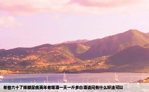 老爸六十了换糖尿病两年老喝酒一天一斤多白酒请问有什么好法可以
