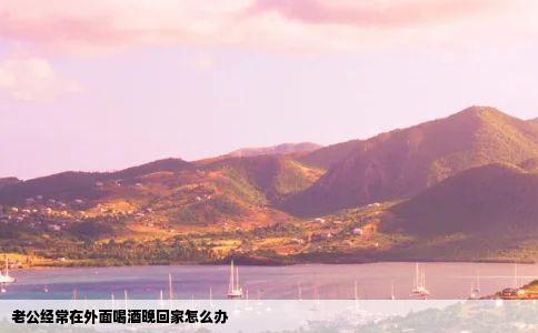 老公经常在外面喝酒晚回家怎么办