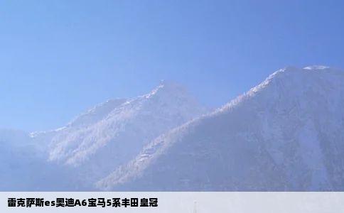 雷克萨斯es奥迪A6宝马5系丰田皇冠