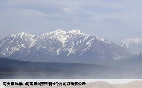 每天饭后半小时喝普洱茶坚持4个月可以瘦多少斤