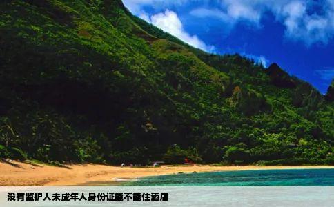 没有监护人未成年人身份证能不能住酒店