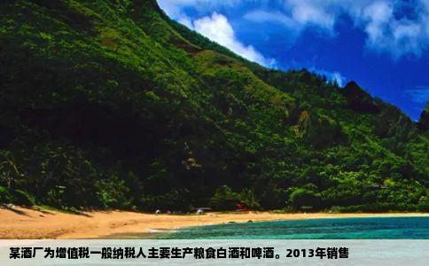 某酒厂为增值税一般纳税人主要生产粮食白酒和啤酒。2013年销售