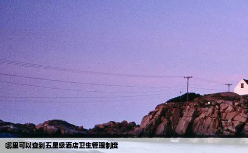 哪里可以查到五星级酒店卫生管理制度